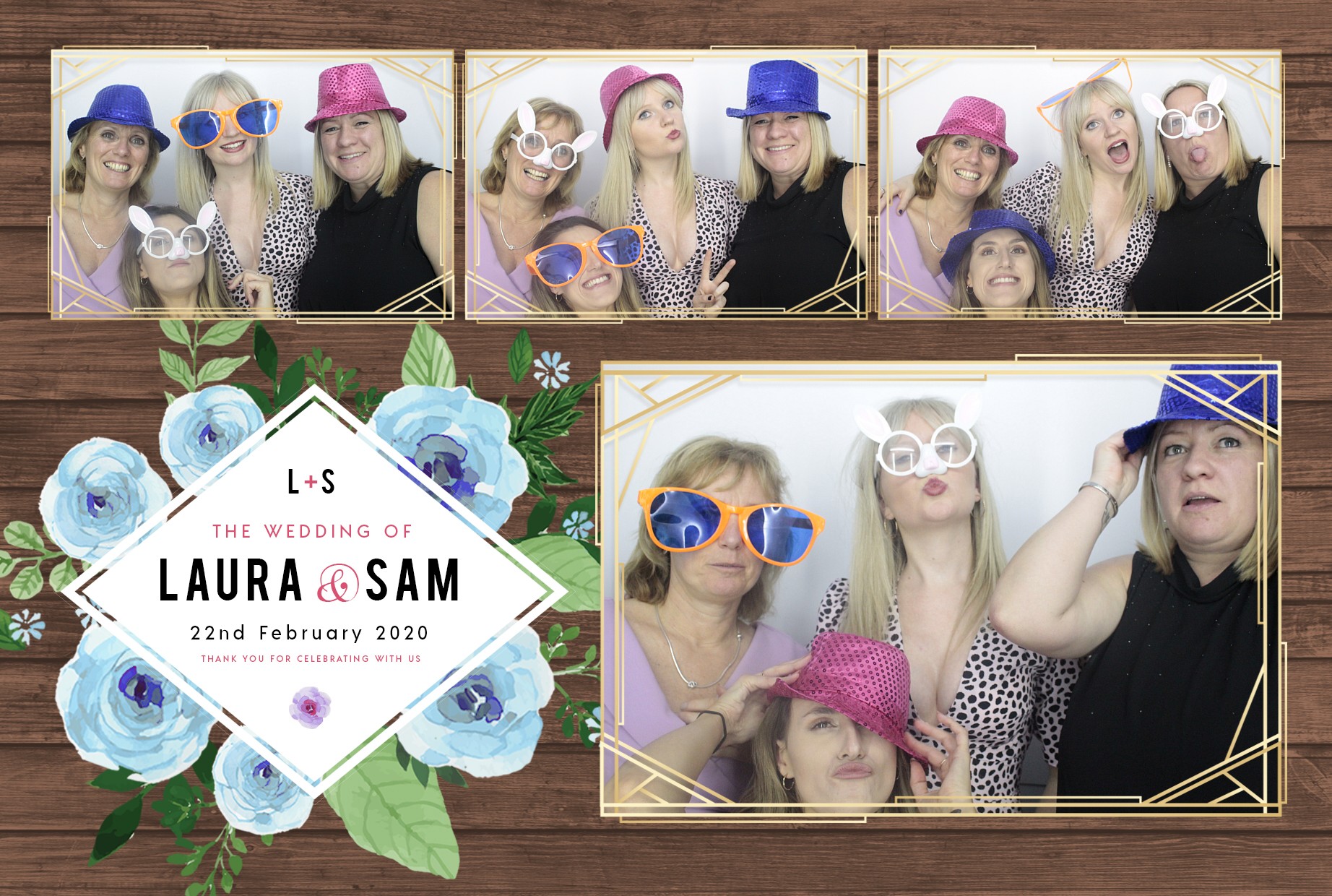Laura and Sam's Wedding | View more photos from the event at gallery.myphotoboothexperience.co.uk/u/MyPhotoBoothExperienceLtd/Laura-and-Sams-Wedding